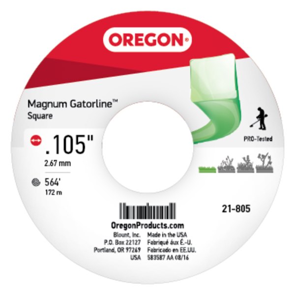 Oregon® - Gatorline™ 538' x 0.105" Green Square Trimmer Line
