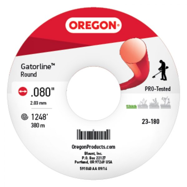 Oregon® - Gatorline™ 1248' x 0.080" Red Round Trimmer Line