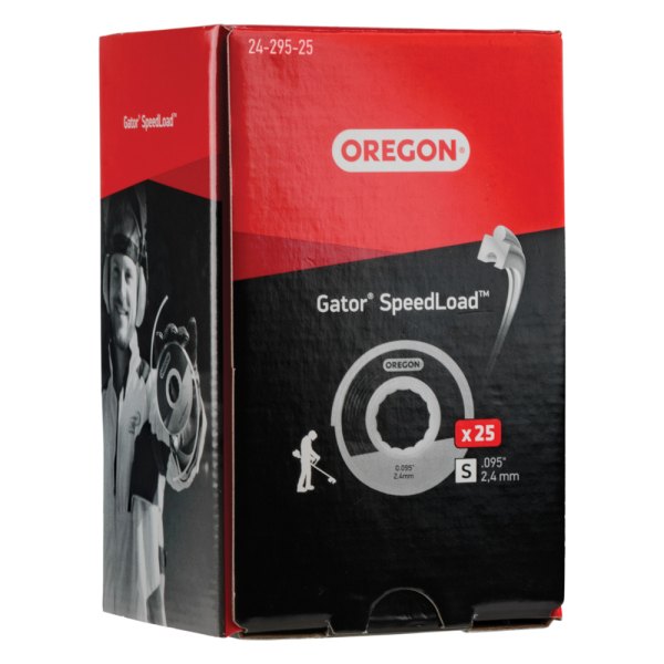 Oregon® - Gator™ SpeedLoad™ 25 Pieces 150" x 0.095" Clear Square Trimmer Pre-Cut Cartridge Lines
