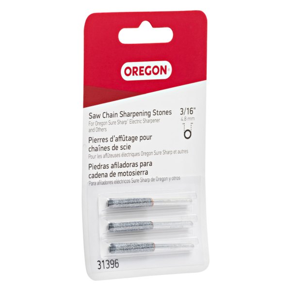 Oregon® - 3 Pieces 3/16" Replacement Stones for Oregon 575214 Chainsaw Sharpening