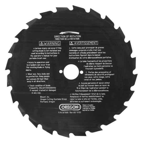Oregon® - MAXI™ 9" x 1" Trimmer Clearing Saw Blade