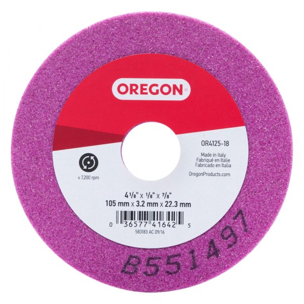 Oregon® - 4-1/8" x 1/8" x 1/8" Type 1 Grinding Wheel
