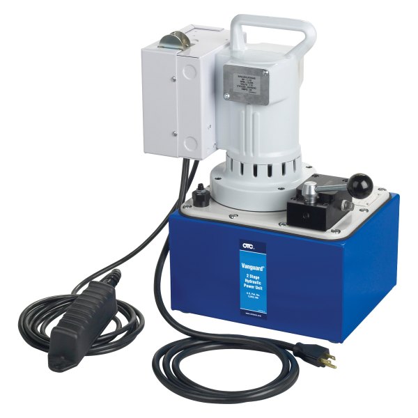 OTC® - 555 cu in 115 V 1-1/8 hp 2-Speed Electric Operated Hydraulic Pump with 2 Position/3 Way Valve