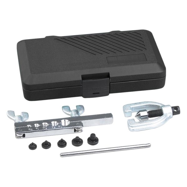 OTC® - 3/16" to 1/2" (4.8 to 12.7 mm) 45° Single and Double Manual Flaring Tool Kit