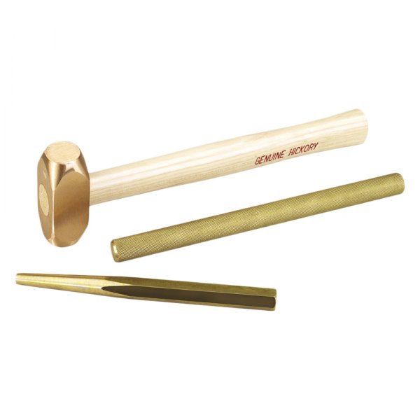 OTC® - 3-piece Brass Hammer and Punch Mixed Set