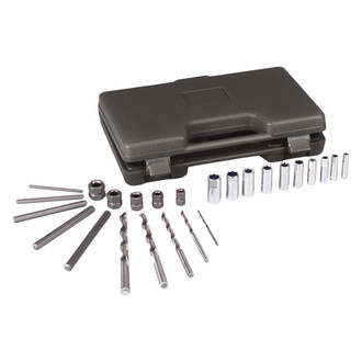 OTC® - 25-piece 3/16" to 9/16" Turning Nut Spiral Flute Screw Extractor Kit
