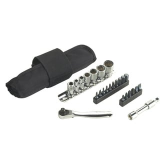 OTC® - 1/4" Drive 6-Point 12-Point Ratchet and Socket Set, 18 Pieces