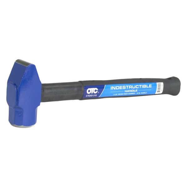 OTC® - 3 lb Indestructible Handle Cross-Peen Hammer