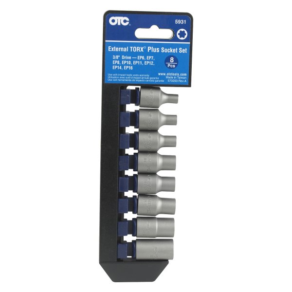 OTC® - 3/8" Drive External Torx Plus Socket Set 8 Pieces