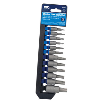 OTC® - Mixed Drive Size Torx Bit Socket Set 12 Pieces