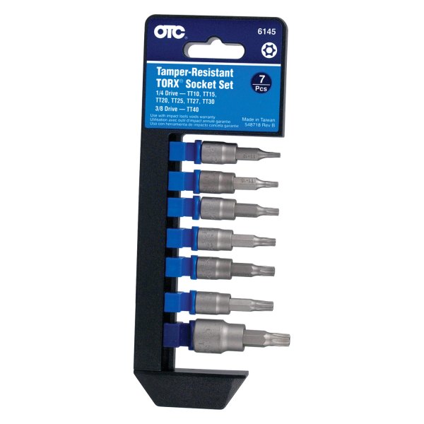 OTC® - 1/4" Drive Torx (TR) Bit Socket Set 7 Pieces