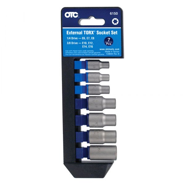 OTC® - 1/4" Drive External Torx Socket Set 7 Pieces
