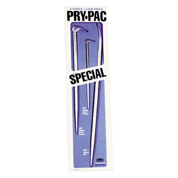 OTC® - 3-piece 12" to 24" Lady Foot End Round Line-Up Pry Bar