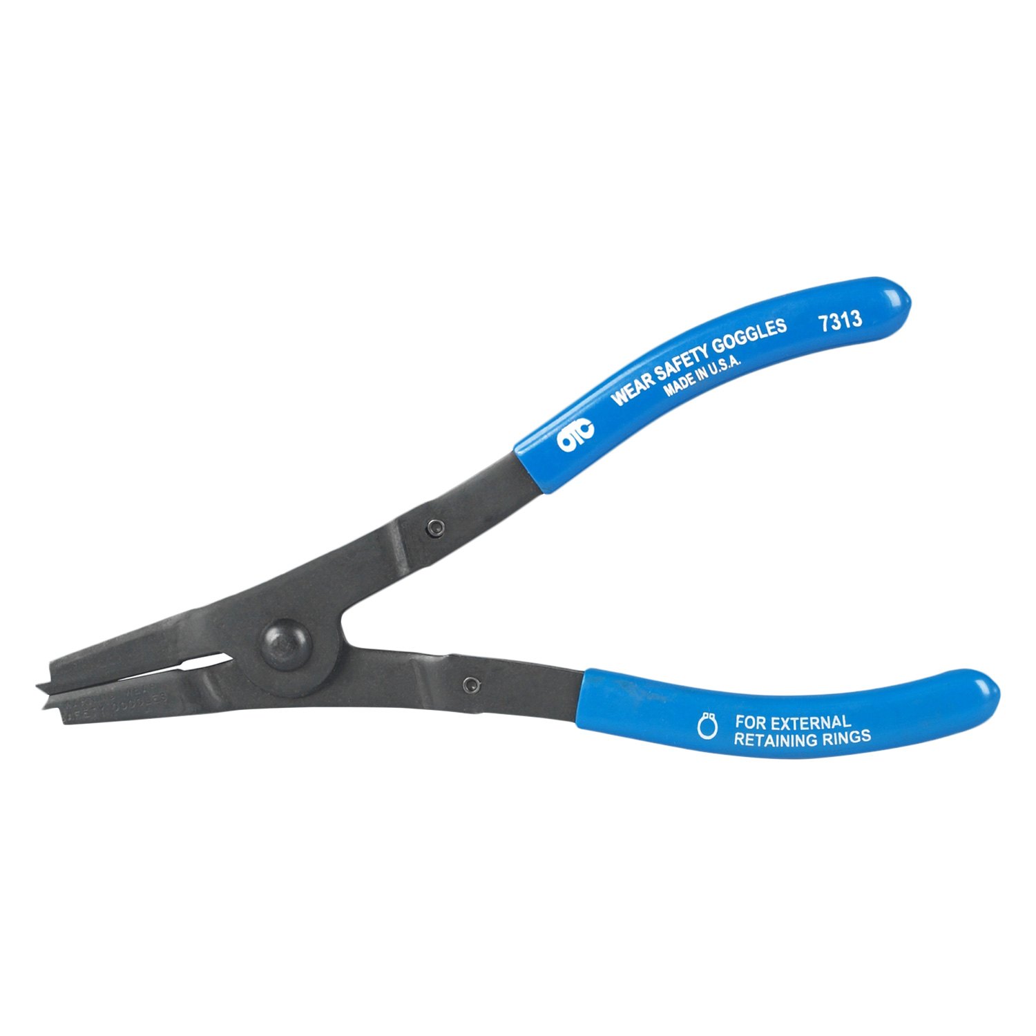 OTC® 7313 Straight Fixed Tips External Spring Loaded Snap Ring Pliers