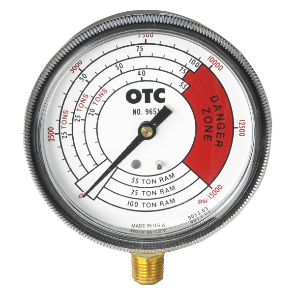 OTC® - 100 Ton 4-Scales Hydraulic Gauges