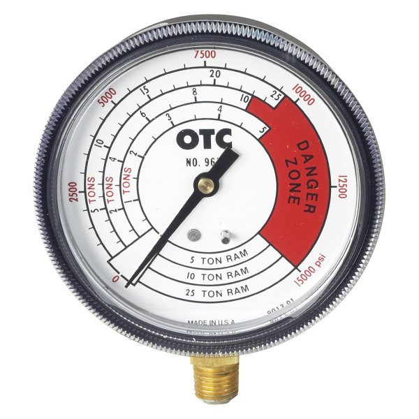 OTC® - 25 Ton 4-Scales Hydraulic Gauges