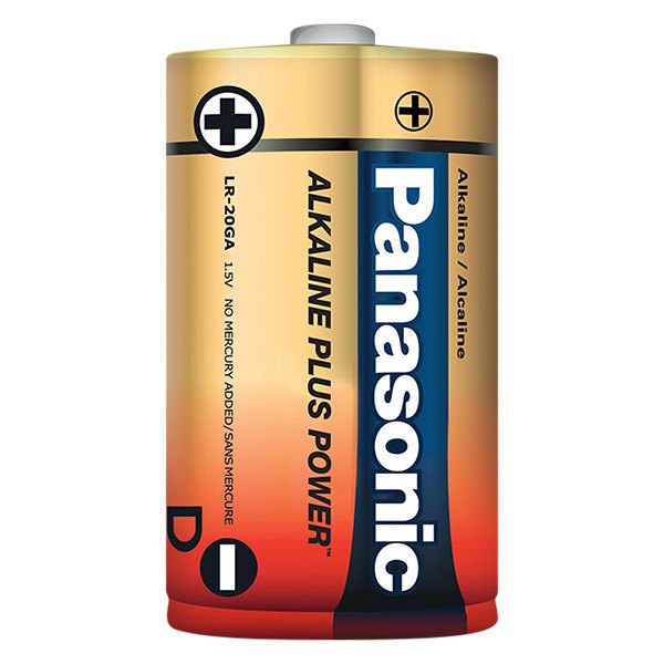 Panasonic® - D 1.5 V Alkaline Coin Cell Batteries (12 Pieces)