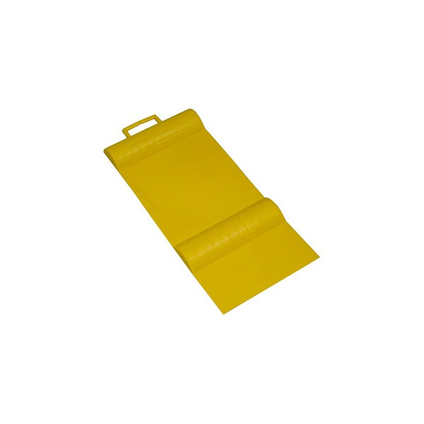 Park Smart® - 27.5" x 12" x 1.5" Yellow Durable Polyethylene Parking Mat