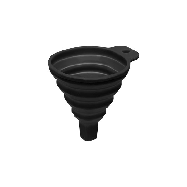 Performance Tool® - 3" Black Silicon Collapsible Funnel