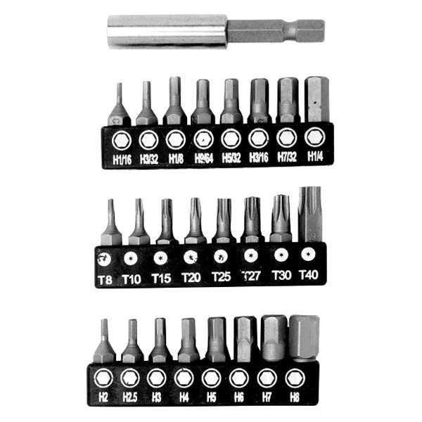 Performance Tool® - Project Pro™ Insert Bit Set with Bit Holder (33 Pieces)