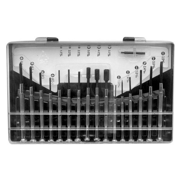 Performance Tool® - Project Pro™ 16-piece Metal Handle Precision Phillips/Slotted/Nut Driver/Hex Mixed Screwdriver Set