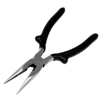 Performance Tool® - 8" Box Joint Straight Jaws Dipped Handle Cutting Needle Nose Pliers