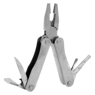 Performance Tool® - 5-in-1 Stainless Steel Mini Multi Pliers