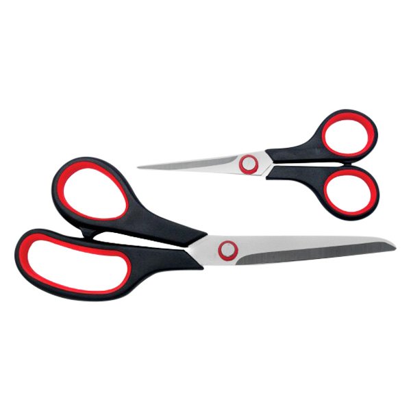 Performance Tool® - Project Pro™ 2-Piece Straight and Bent Handle General Purpose Scissors Set