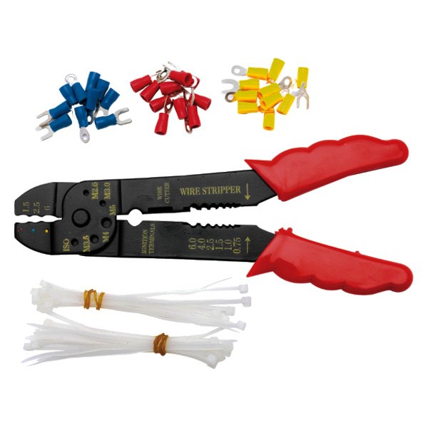 Performance Tool® - Metric Fixed Stripper/Crimper/Wire and Screw Cutter Multi-Tool Kit