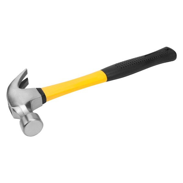 Performance Tool® - 12 oz. Fiberglass Handle Smooth Face Curved Claw Hammer