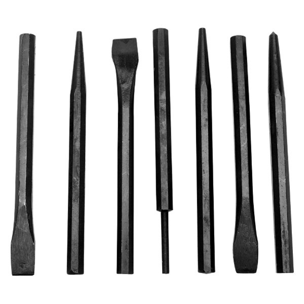 Performance Tool® - Project Pro™ 7-piece Punch and Chisel Mixed Set