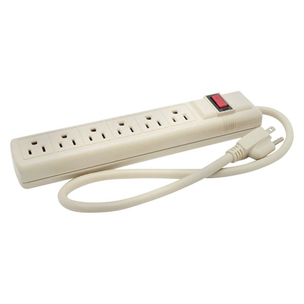 Performance Tool® - 6-Outlet Power Strip with 2' Cord