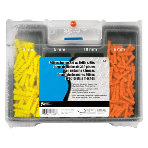 Performance Tool® - Project Pro™ Anchor Assortment (300 Pieces)