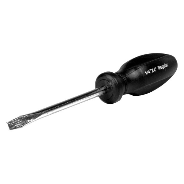 Performance Tool® - 1/4" x 4" Dipped Handle Slotted Screwdriver