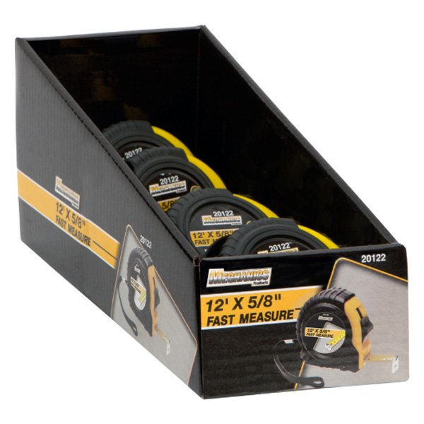 Performance Tool® - Mechanics™ 12' SAE Cushion Grip Measuring Tape