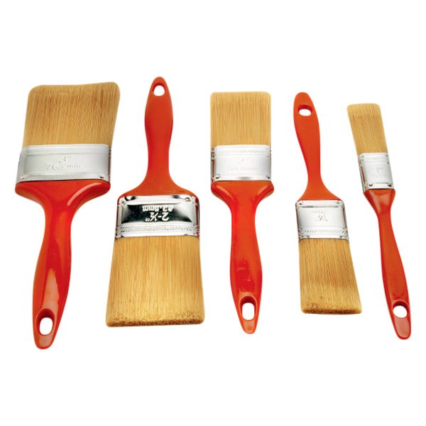 Performance Tool® - 5-piece 1" to 3" Flat Polyester Paint Brush Set