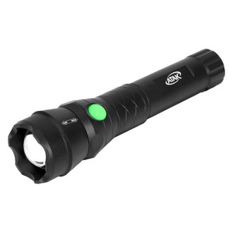 Performance Tool® - ATAK™ 500 lm Black USB LED Flashlight with Power Bank