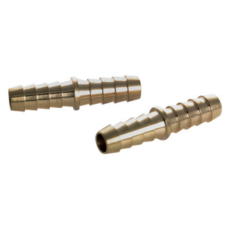 Performance Tool® - 3/8" x 3/8" OD Brass Barbed Hose Splicer, 2 Pieces