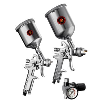 Performance Tool® - 2-piece HVLP Gravity Feed Spray Gun Kit