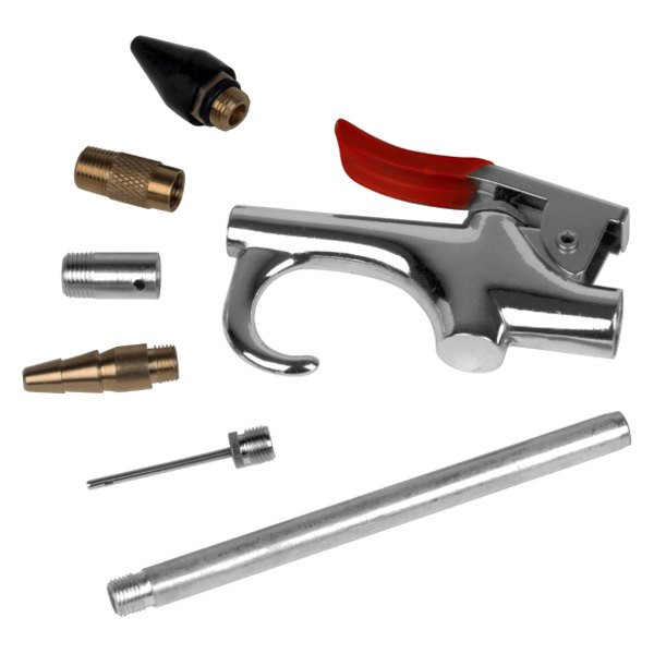 Performance Tool® - 7-Piece Straight Handle Lever Action Blow Gun Kit