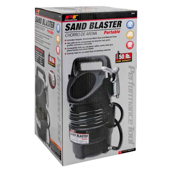 Air Sandblaster with 50 lb. Hopper Air Sandblaster with 50 lb. Hopper
