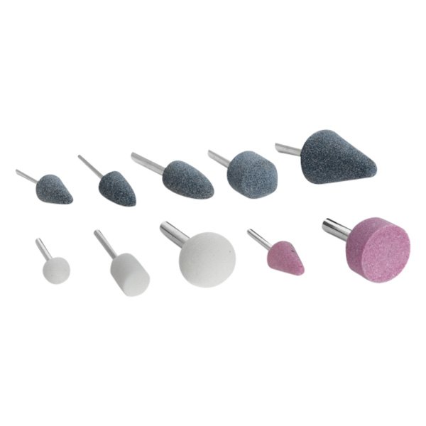 Performance Tool® - 10-Piece Aluminum Oxide Mounted Grinding Point Kit