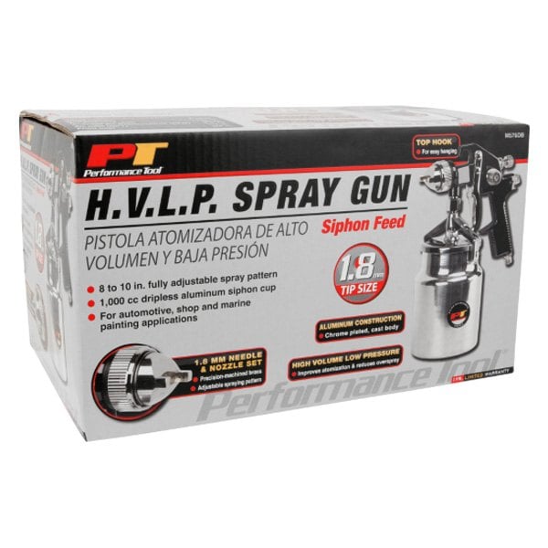 Performance Tool® M576DB - 1.8 mm HVLP Production Siphon Feed