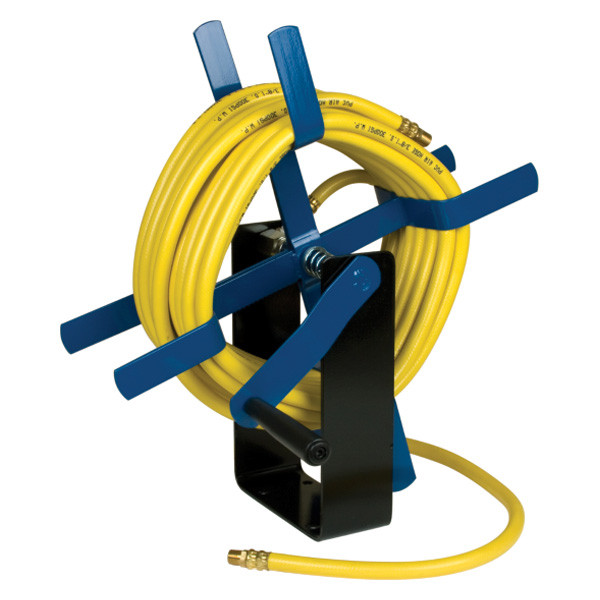 100-Foot Hand Crank Manual Air Hose Reel – 3/8" X 100ft With 3' Lead Hose