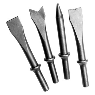 Performance Tool® - 4-Piece .401 Parker Shank Chisel Bit Set