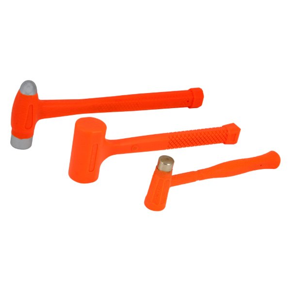 Performance Tool® - 3-piece Polyurethane Handle Dead Blow Hammer Set