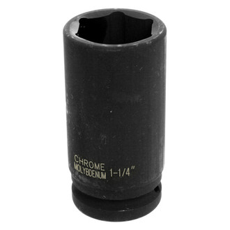 Performance Tool® - 3/4" Drive 1-1/4" 6-Point Deep Impact Socket