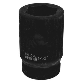 Performance Tool® - 1" Drive 1-1/2" 6-Point Standard Impact Socket