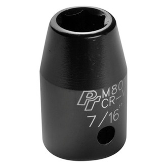 Performance Tool® - 1/2" Drive 7/16" 6-Point Standard Impact Socket