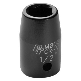 Performance Tool® - 1/2" Drive 1/2" 6-Point Standard Impact Socket